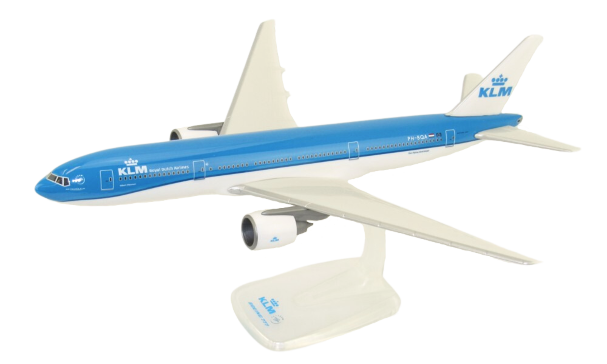 Maqueta Boeing B777-200 KLM PH-BQA "Albert Plesman"